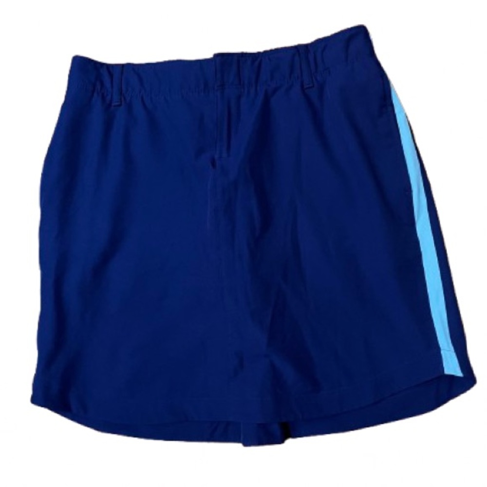 Under Armour Navy Blue Athletic Skort with Light Blue Stripe
